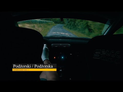 Podżorski / Podżorska  - Audi A3 | Rally Park Cup 2022 - 4 Runda |  onboard OS 1 - Zamarski