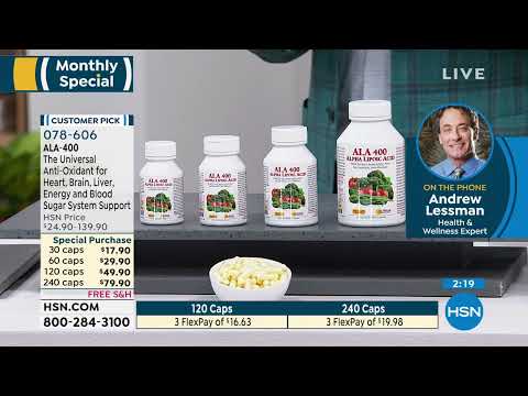 Alpha Lipoic Acid400  30 Capsules