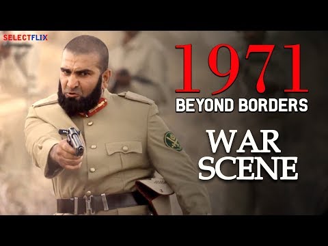 War Scene - 1971: Beyond Borders - Hindi Dubbed Full Movie | Mohanlal