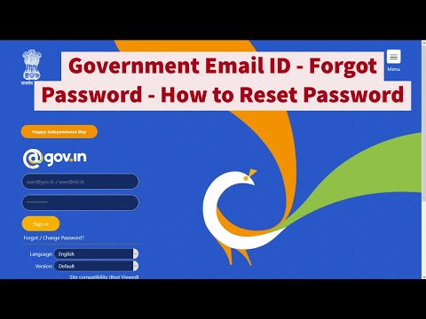How to Reset Password of NIC Government Email ID to access eOffice modules or emails - Step by Step.