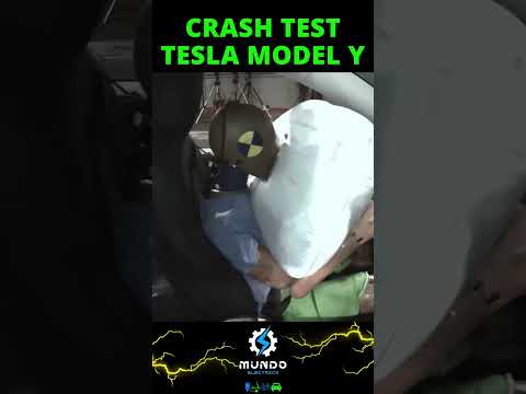 Thumbnail for Crash Test Tesla Model Y #shorts
