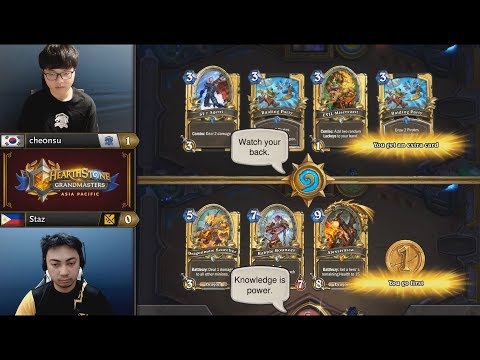 che0nsu vs Staz | Hearthstone Grandmasters Asia-Pacific Week 1 Day 2 | GAME 2