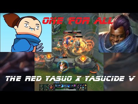 CÙNG YASUICIDE V VÀ THE RED YASUO HỦY DIỆT TEAM THẦN CÁ SẤU - ONE FOR ALL - THE RED YASUO
