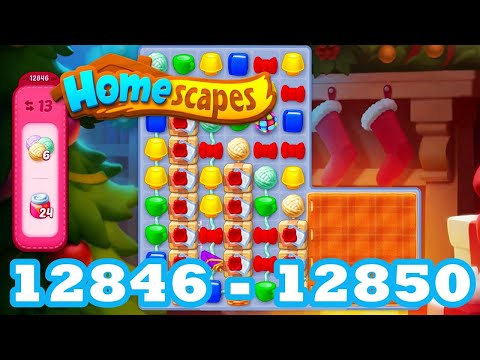 Homescapes Level 12846 - 12850 HD 3 - match puzzle Gameplay | android | IOS | 12847 | 12848 | 12849