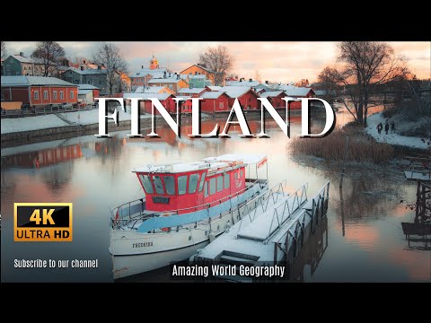 FINLAND 4K – Amazing Aerial Film ✨ | Meditation & Relaxing Piano Music 🎹 | Natural Landscapes 🌍