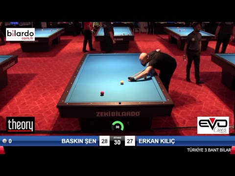 BASKIN ŞEN & ERKAN KILIÇ Bilardo Maçı - 2018 ERKEKLER 2.ETAP-6.Ön Eleme