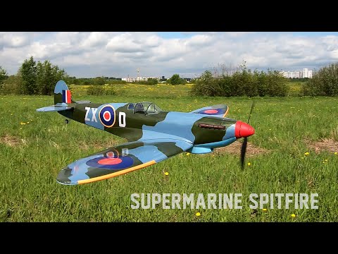 Supermarine Spitfire RC plane flight