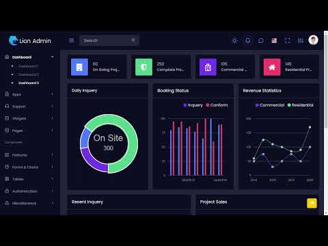 Bootstrap Admin Web App Templates Dashboard with LTR Light Theme