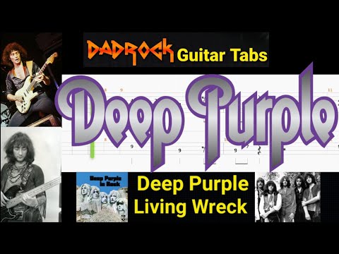 Living Wreck - Deep Purple - Guitar + Bass TABS Lesson