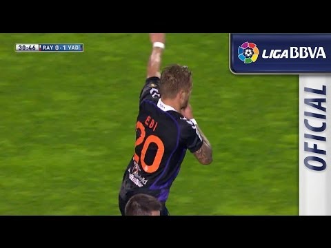 Golazo de Ebert (0-1) en el Rayo Vallecano - Real Valladolid