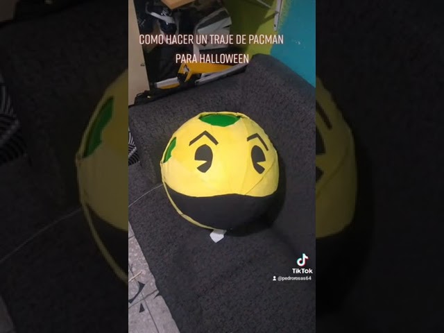Vídeo relacionado con Funidelia Disfraz de Pac-Man hinchable para niño y niña, Licencia Oficial, Talla única Comecocos, Videojuegos - Traje para niños para fiestas, Carnaval y Halloween
