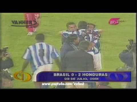 Honduras vs Brasil 2-0 Cuartos de Final Copa America 2001