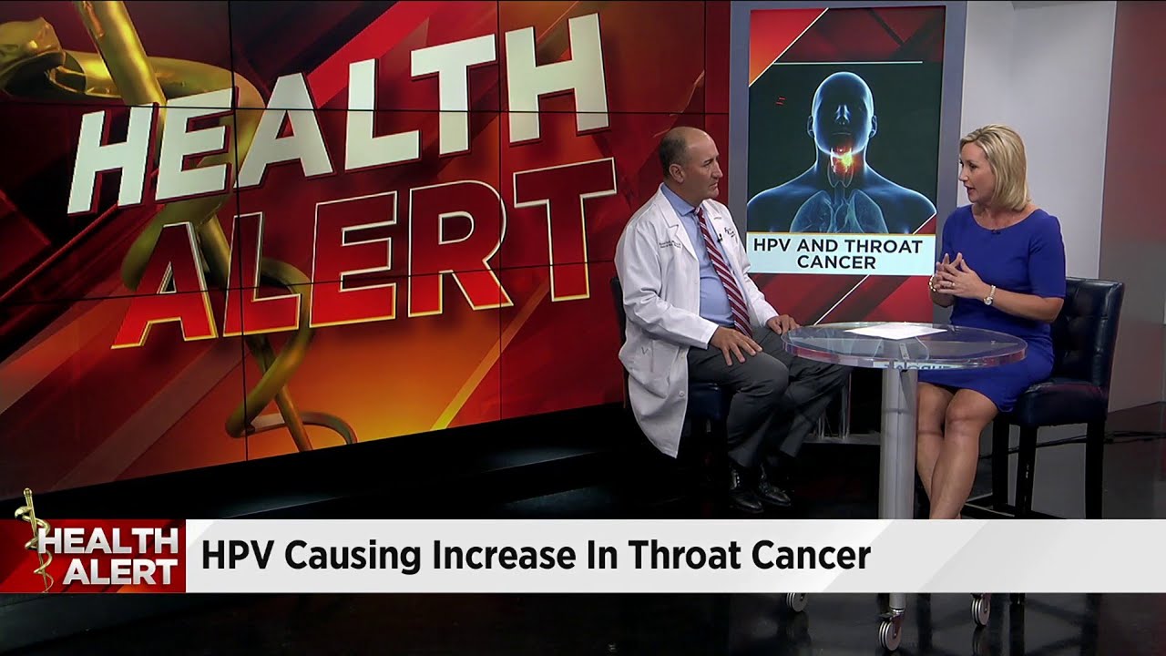 HPV causing increase in throat cancer