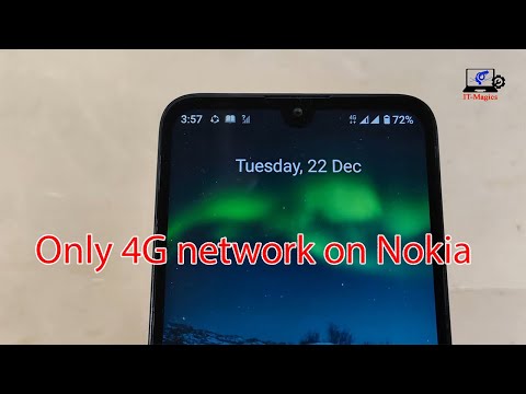 How to enable only 4g network on Nokia