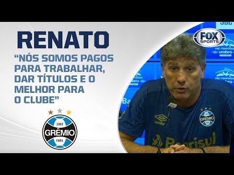 GRÊMIO AO VIVO! Renato Gaúcho concede entrevista coletiva direto do CT Presidente Luiz Carvalho