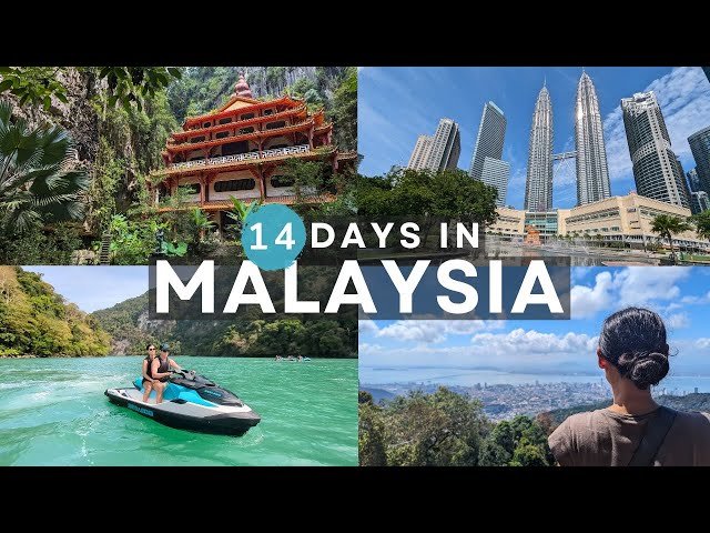 Travel vlog - 2 Weeks in Malaysia Travel Guide - Our Complete Itinerary - Kuala Lumpur, Penang, Langkawi, Ipoh