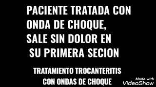 TRATAMIENTO DE TROCANTERITIS DE CADERA CON ONDAS DE CHOQUE