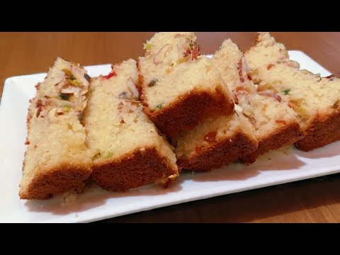 Christmas special eggless sooji cake recipe | Without flour and baking powder #cakerecipe #shorts 