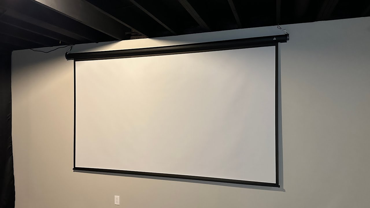 Unbox, Install & Initial Review Of The Akia 125” Electric Motorized 4k Projection Screen