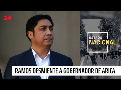 Ramos desmiente a gobernador de Arica y sostiene que "no quiso reunirse con nosotros" | 24 Horas TVN