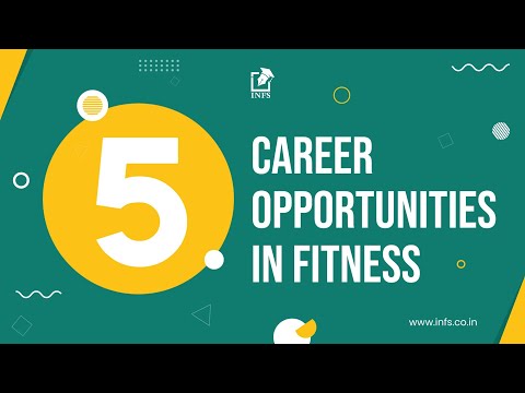 5 Career Opportunities in Fitness | Careers in Fitness | #fitness #career #infs