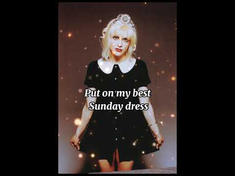 Hole (Band) - Best Sunday Dress // Lyrics Video feat. Kurt Cobain of Nirvana