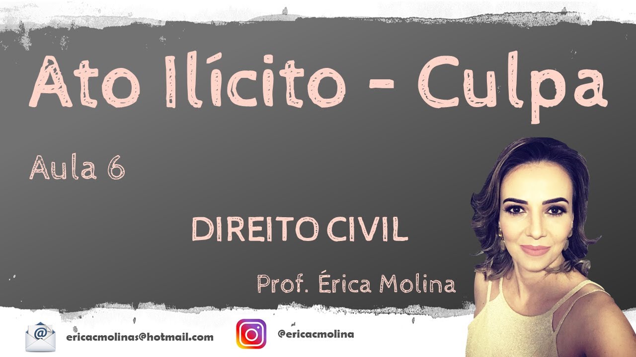 AULA 6 - ATO ILÍCITO - CULPA