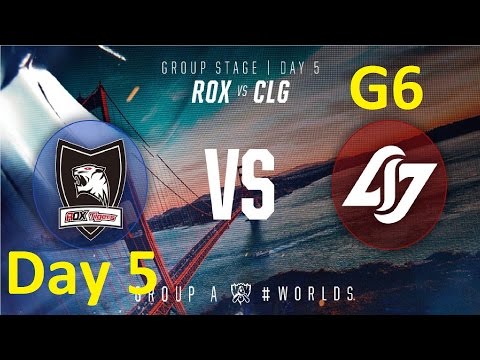 ROX vs CLG Game 2 Highlights - 2016 Worlds Group Stage - Day 5