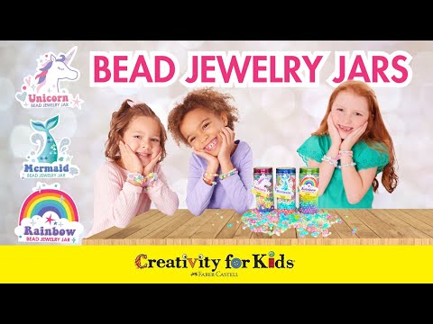 Bead Jewelry Jar - Unicorn