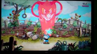 Cuphead - Tutorial & Carrot Boss Fight Gameplay (E3 2015)