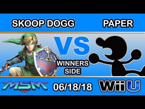 MSM 151 - Paper (Game and Watch) Vs. Skoop Dogg (Link) Winners Side - Smash 4