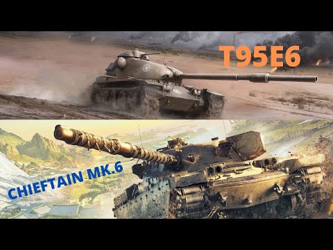 WOT Blitz - Chieftain Mk.6 / T95E6 Double Ace Feature | World of Tanks Blitz
