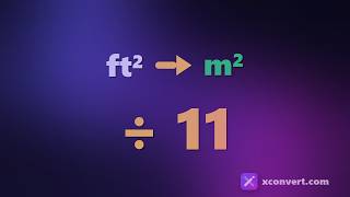 ft2 to m2: It’s 10.76, Not 3.28