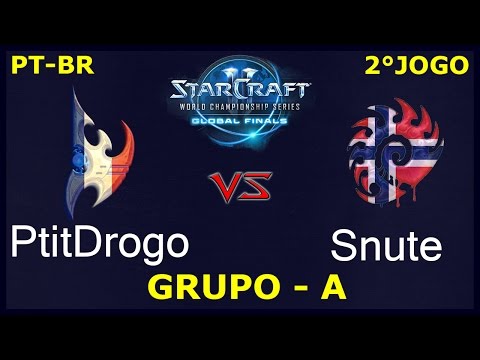 StarCraft 2 - PtitDrogo vs. Snute J2 (PvZ) - Grupo A - WCS Global Finals 2016 [PT-BR]