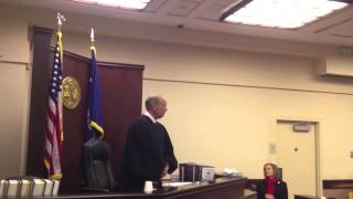 York Co. Judge Alford on his last day in court