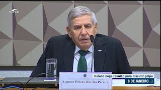 Augusto Heleno nega participação em qualquer articulação golpista