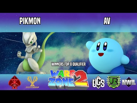 Warp Zone 2 - Winners Top 8 Qualifier - Pikmon(Mewtwo) Vs. Av(Kirby)