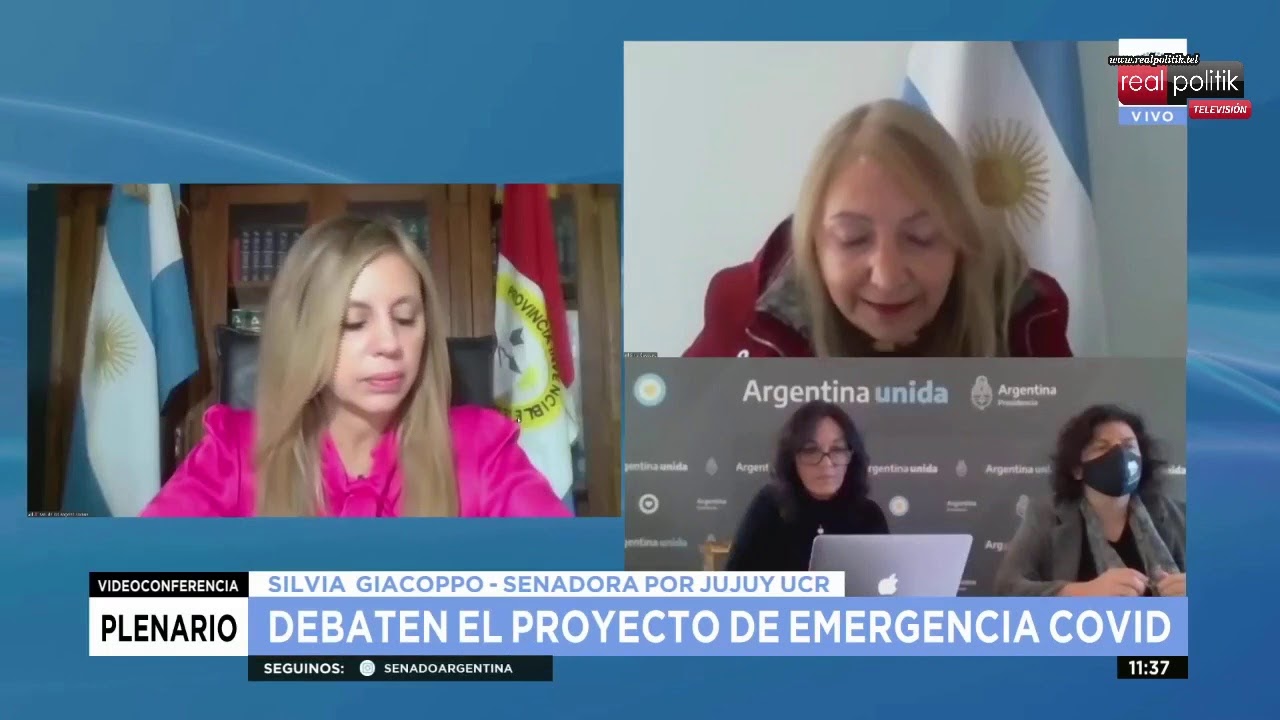 Senado: Se debate el proyecto sobre criterios para combatir la pandemia