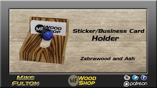 Sticker/Business Card Holder