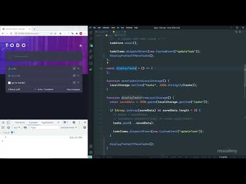 Todo app | JavaScript Only | Part 6