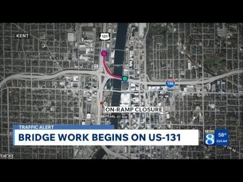 Bridge work begins on US-131