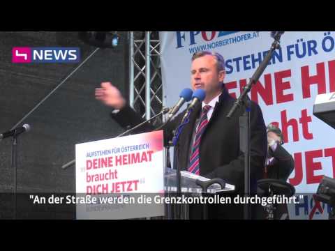 Norbert Hofer (FPÖ) "Die Invasoren werden um diesen Zaun herummarschieren"
