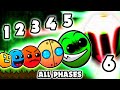 Geometry Dash ALL PHASES | FNF VS Geometry Dash | Fire In The Hole - Lobotomy Geometry Dash(FNF Mod)