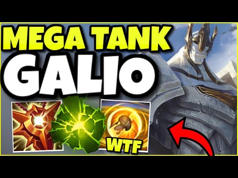 (HIGH ELO) GALIO IS THE TANKIEST CHAMPION IN THE GAME?! THIS GALIO SUPPORT BUILD IS 100% UNKILLABLE!