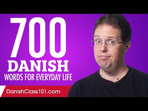 700 Danish Words for Everyday Life - Basic Vocabulary #35