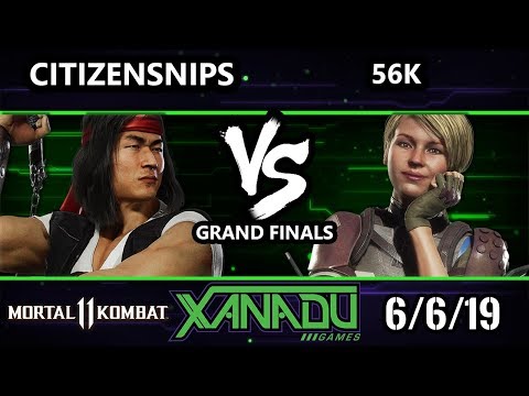 F@X 305 Mortal Kombat 11 - CitizenSNIPS [L] (Liu Kang) Vs. 56k (Cassie Cage) - MK 11 Grand Finals