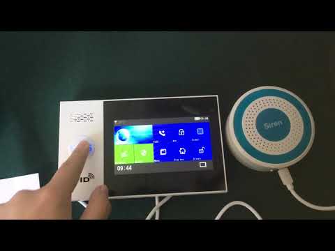 How to pair the daytech wireless siren JH006 to your alarm system TA04