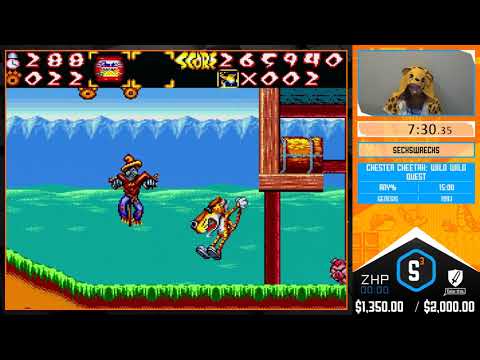 Chester Cheetah: Wild Wild Quest (Genesis, 1993) - Any% - SecksWrecks