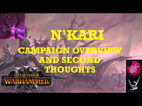 Total War: Warhammer 3 Immortal Empires N'Kari - Slaanesh campaign overview, guide