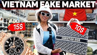 🇻🇳 FAKE MARKET SPREE in Saigon City, Vietnam | Cheap Shopping in Vietnam